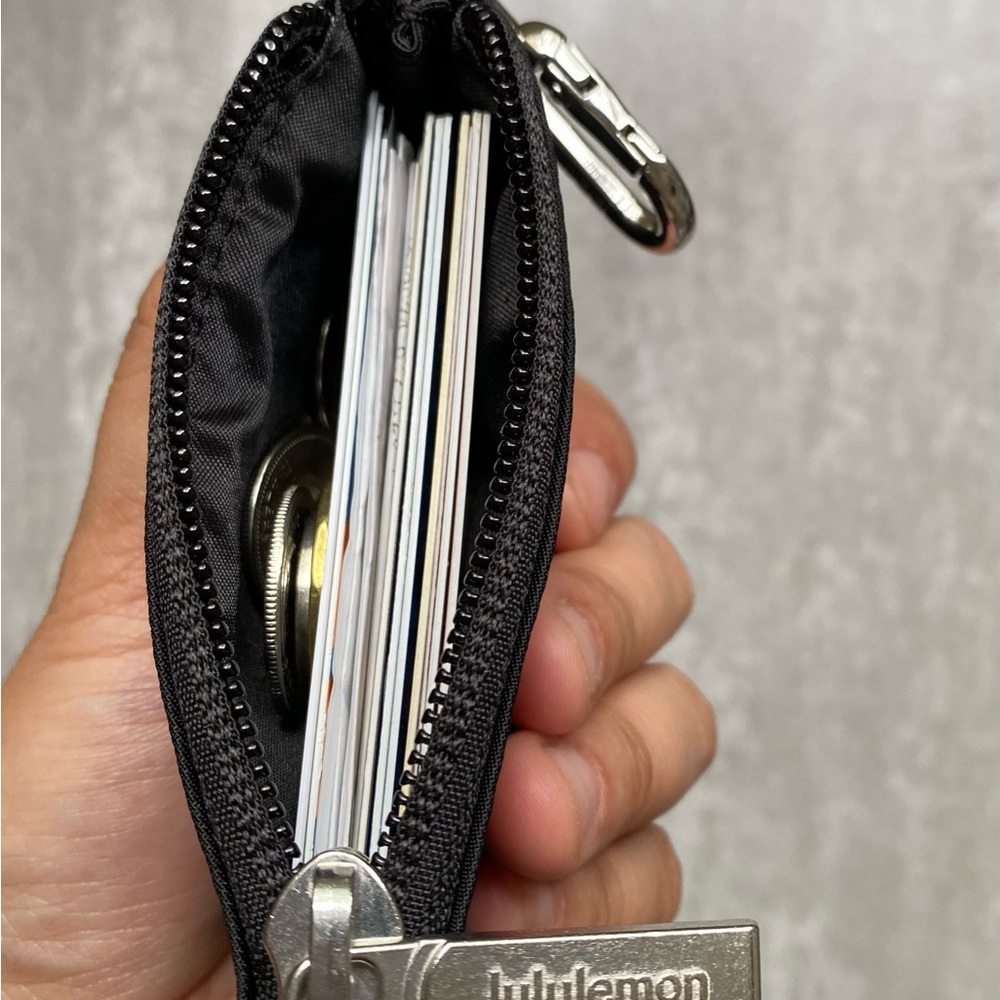 Lululemon Coin Purse Wallet Black
